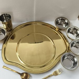 Stainless Steel Maharaja Thali Set